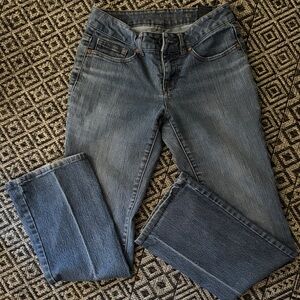 Faded Glory Straight-Leg Jeans in Blue Wash
